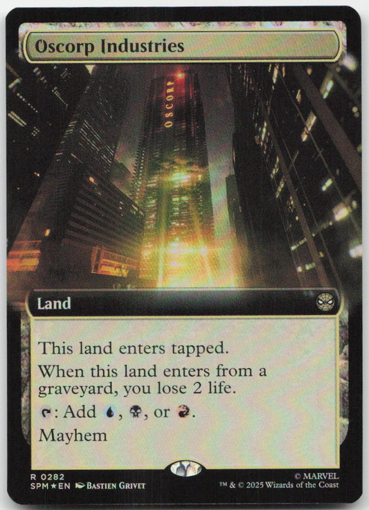 Oscorp Industries (Extended Art) R Marvel's Spider-Man 282 NM