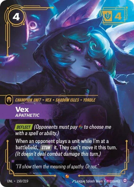 Vex - Apathetic 150/219 Epic Unleashed NM/M