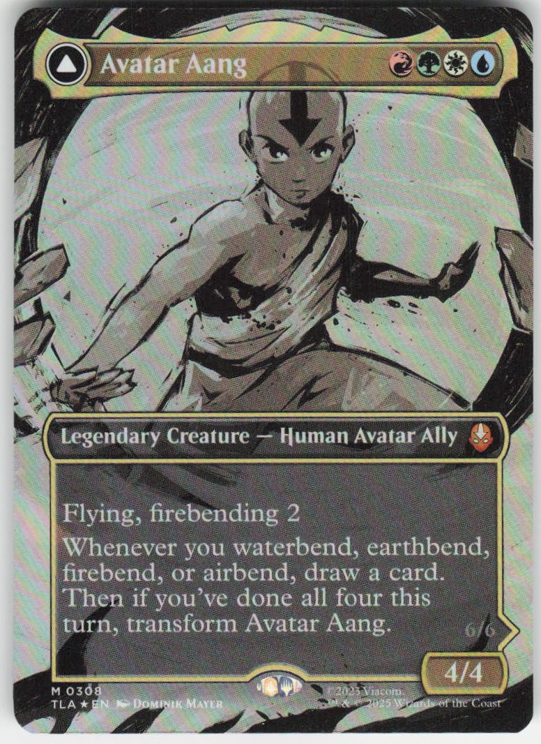 Avatar Aang (Borderless Foil) M Avatar: The Last Airbender 308 NM