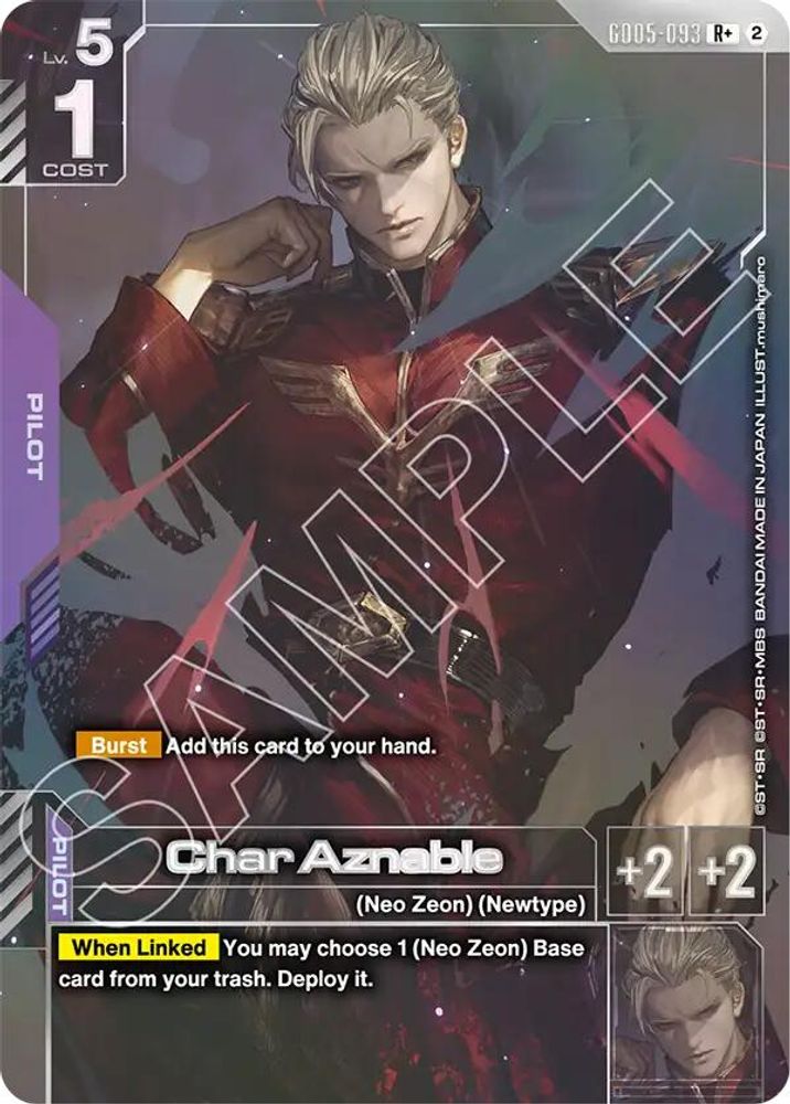 Char Aznable (R+) GD05-093 R+ Freedom Ascension NM/M