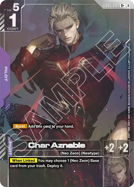 Char Aznable (R+) GD05-093 R+ Freedom Ascension NM/M