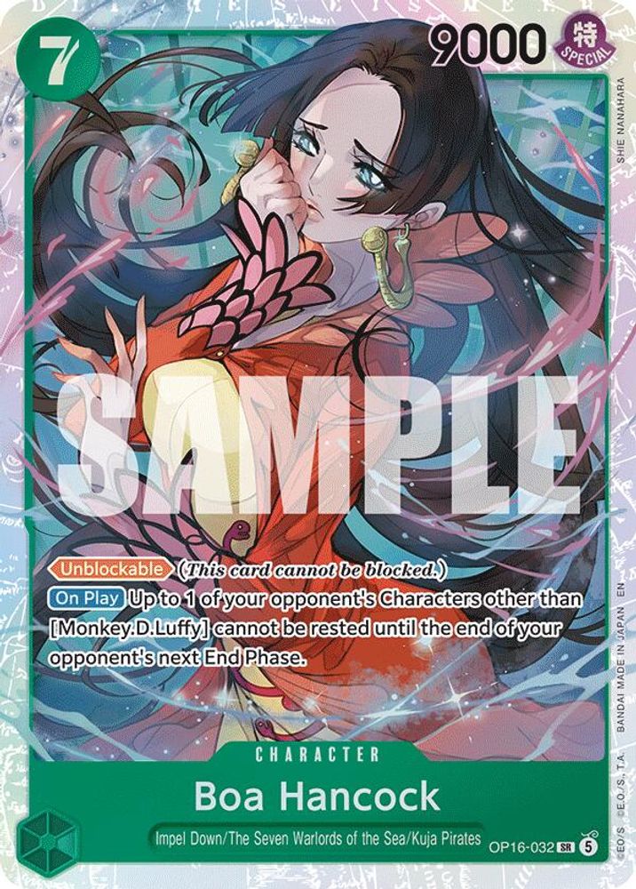 Boa Hancock OP16-032 Super Rare The Time of Battle NM/M