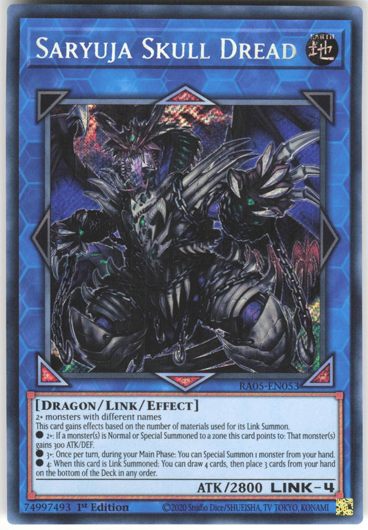 Saryuja Skull Dread (Secret Rare) Secret Rare Rarity Collection 5 RA05-EN053 NM