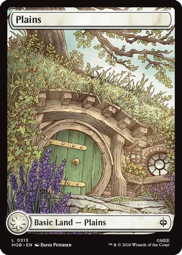 Plains (0313) 313 Land Foil The Hobbit NM/M