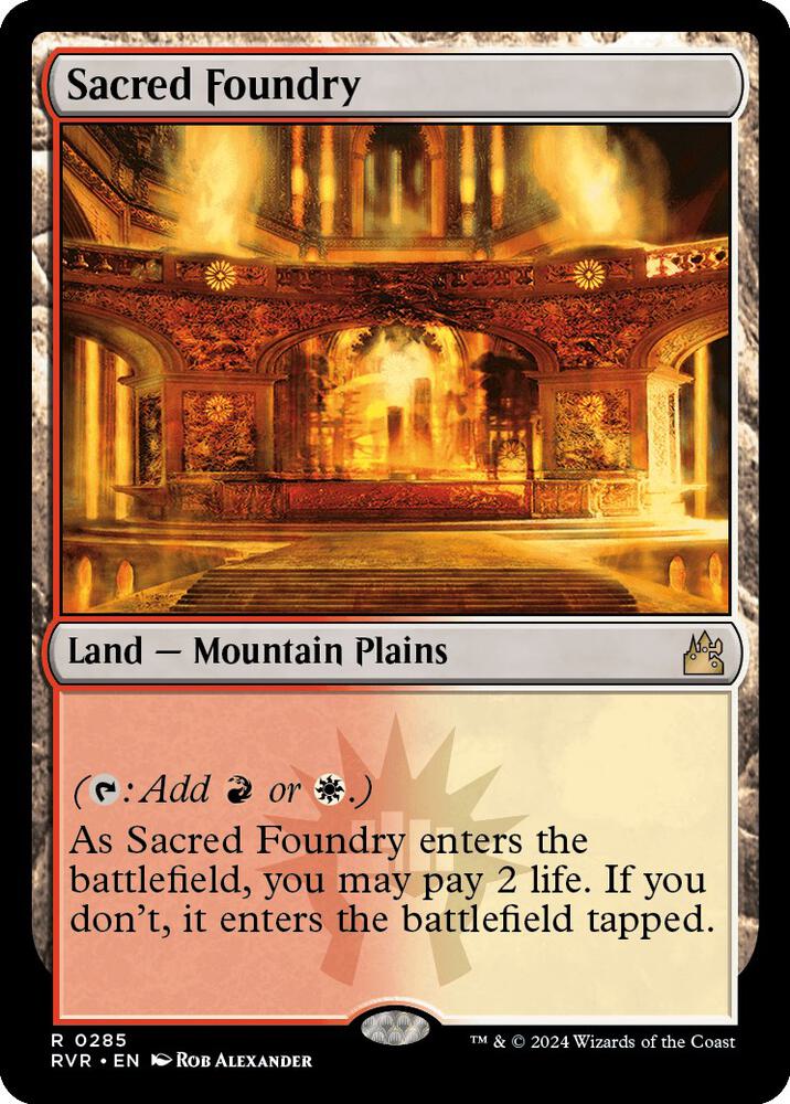 Sacred Foundry 285 Rare Ravnica Remastered NM/M