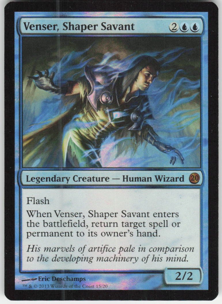 Venser, Shaper Savant (Foil) M From the Vault: Twenty 15 NM