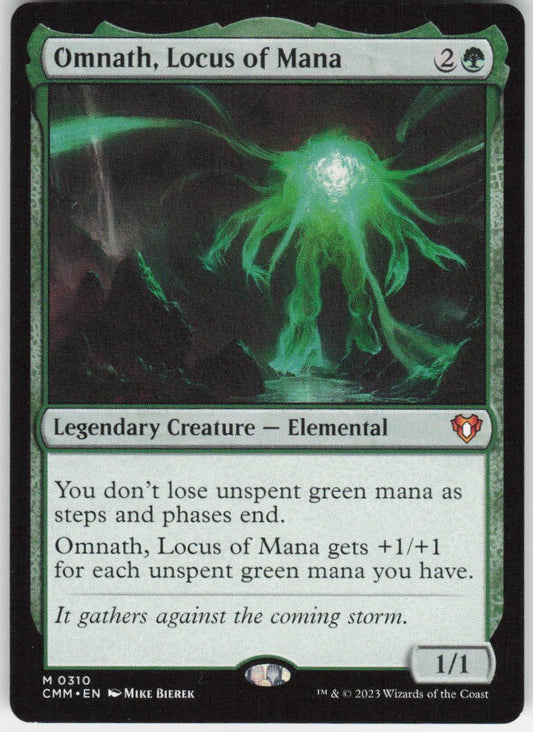 Omnath, Locus of Mana M Commander Masters 310 NM