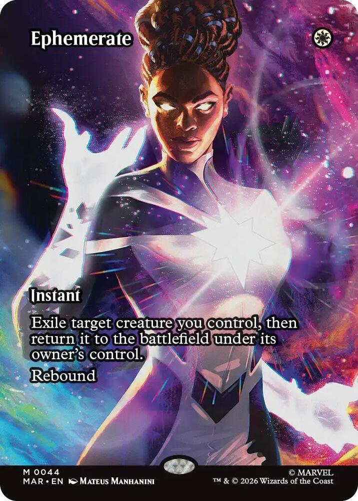 Ephemerate (Borderless) 44 Mythic Marvel Universe Eternal-Legal NM/M