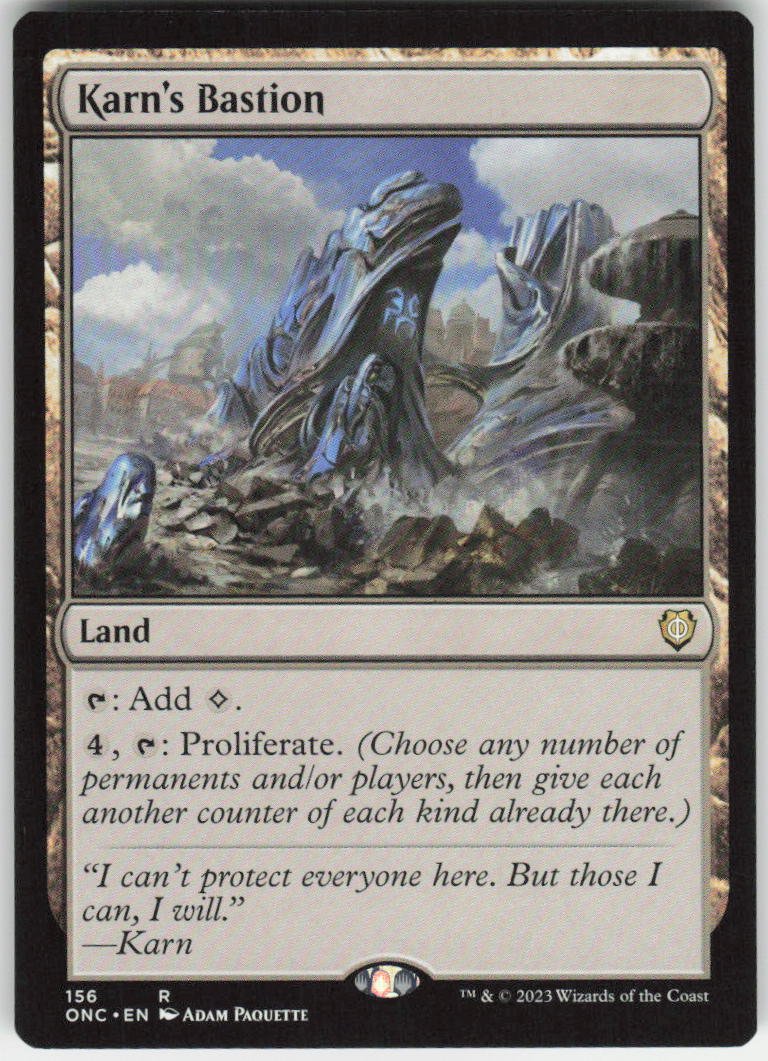 Karn's Bastion R Commander: Phyrexia: All Will Be One 156 NM