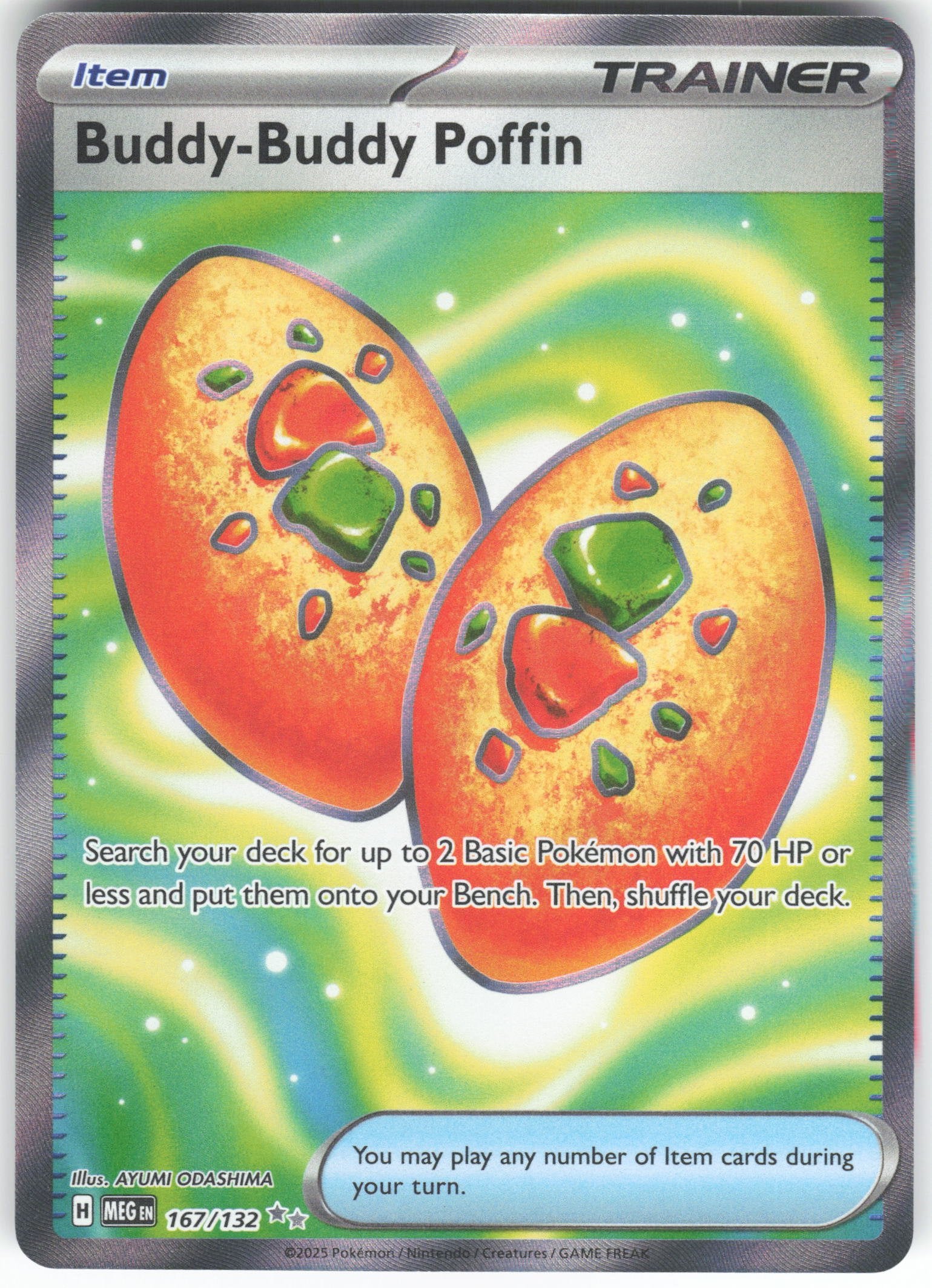 Buddy-Buddy Poffin Ultra Rare ME01: Mega Evolution 167/132 NM