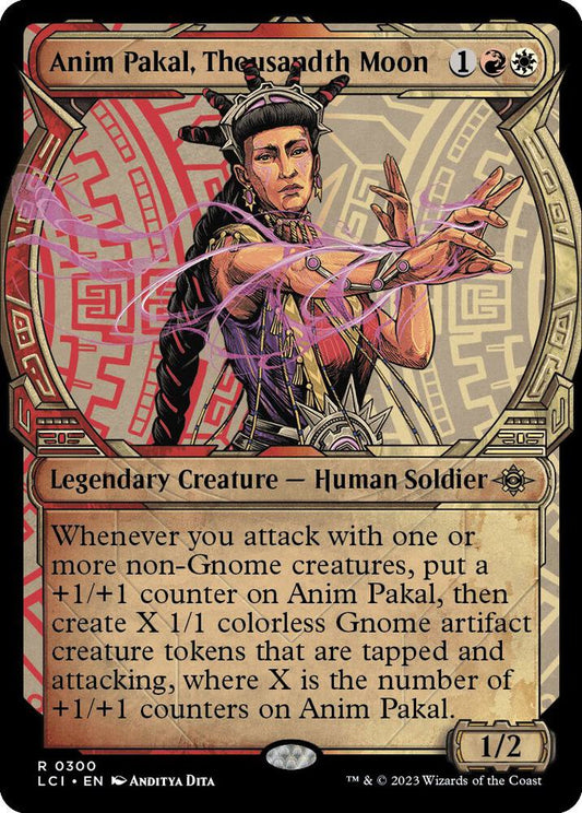 Anim Pakal, Thousandth Moon (Showcase) 300 Rare The Lost Caverns of Ixalan NM/M