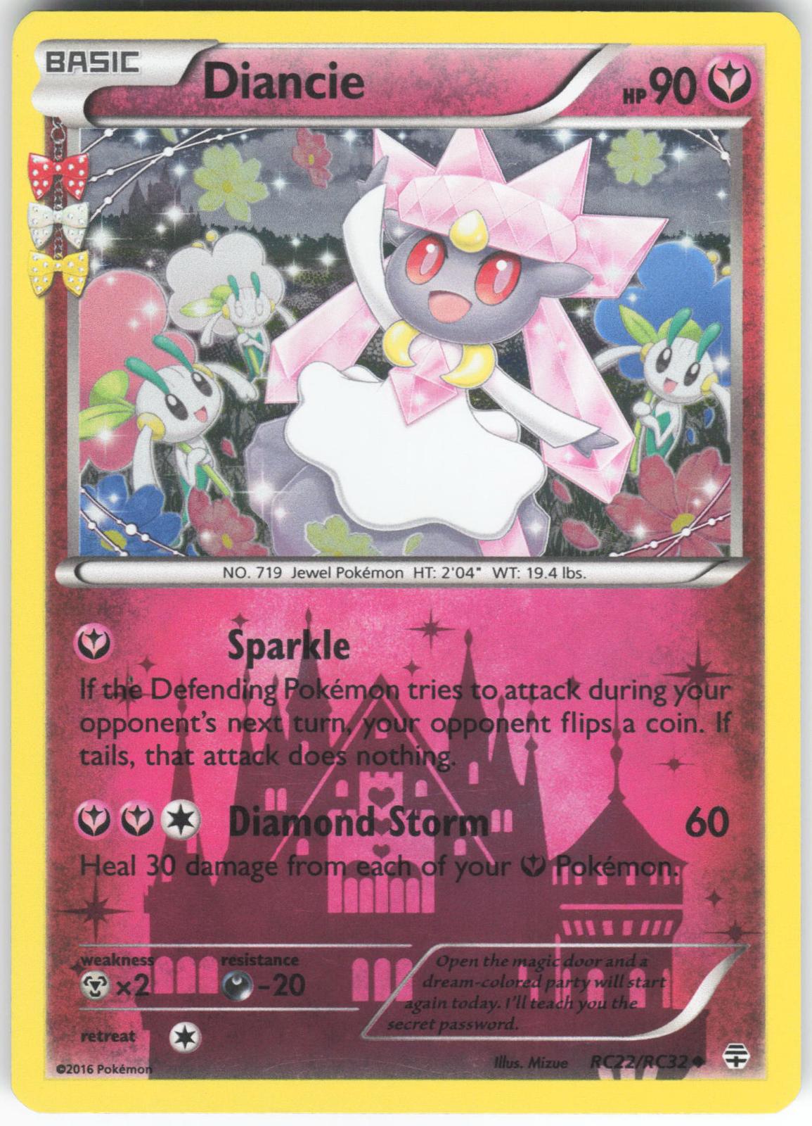 Diancie RC22/RC32 Uncommon Generations LP