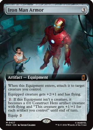 Iron Man Armor (Extended Art) 427 Mythic Marvel Super Heroes NM/M