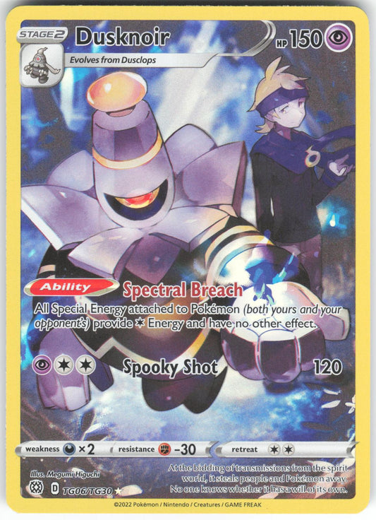 Dusknoir TG06/TG30 Brilliant Stars Trainer Gallery Holo LP