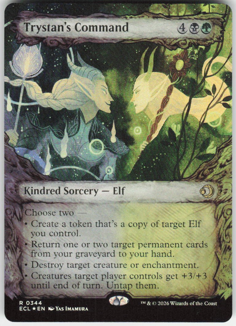 Trystan's Command (Showcase Foil) R Lorwyn Eclipsed 344 NM