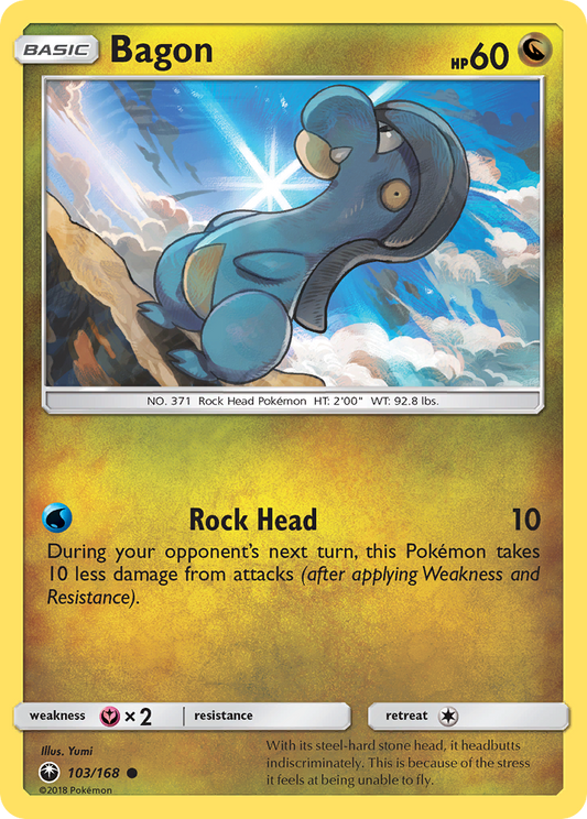 Bagon 103/168 Common Reverse Holo Celestial Storm NM/LP