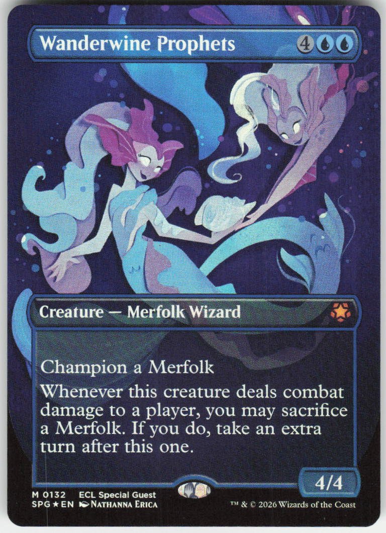 Wanderwine Prophets (Borderless Foil) M Special Guests 132 NM