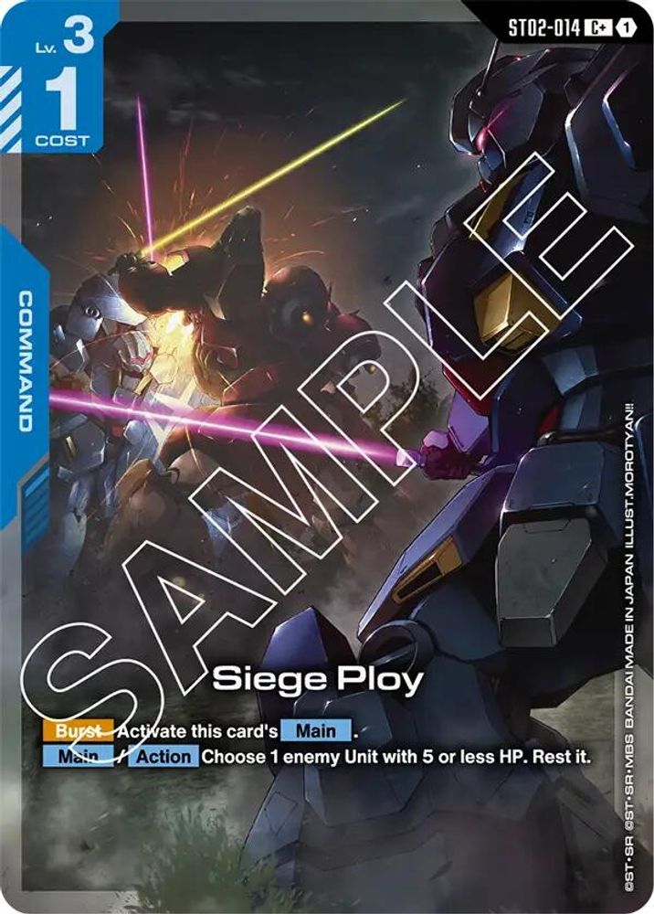 Siege Ploy (C+) ST02-014 C+ Starter Deck 08: Flash of Radiance NM/M