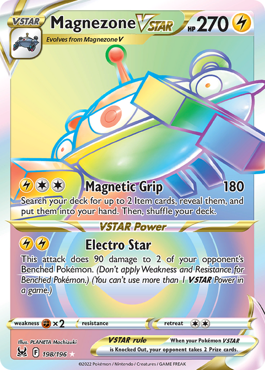 Magnezone VSTAR 198/196 Rainbow Rare Lost Origin NM/M