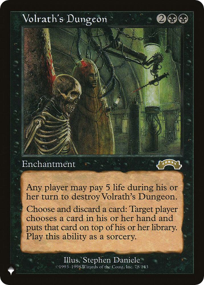 Volrath's Dungeon 78/143 Rare The List Reprints NM/M