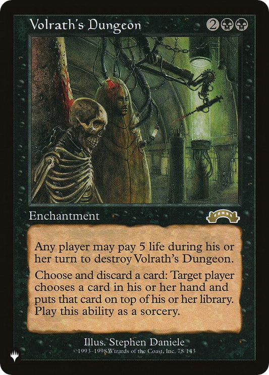 Volrath's Dungeon 78/143 Rare The List Reprints NM/M