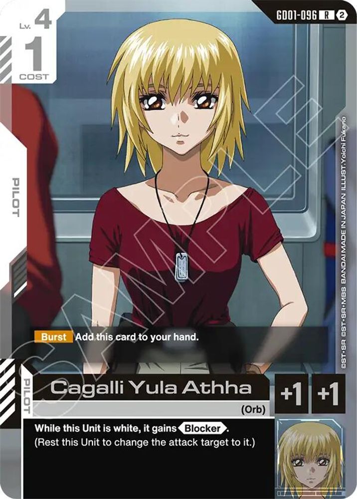 Cagalli Yula Athha GD01-096 R Deck Build Box Freedom Ascension NM/M
