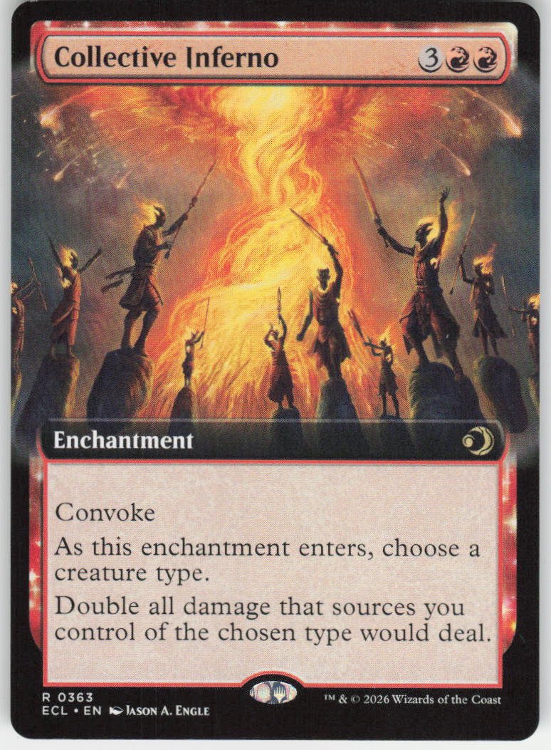 Collective Inferno (Extended Art) R Lorwyn Eclipsed 363 NM