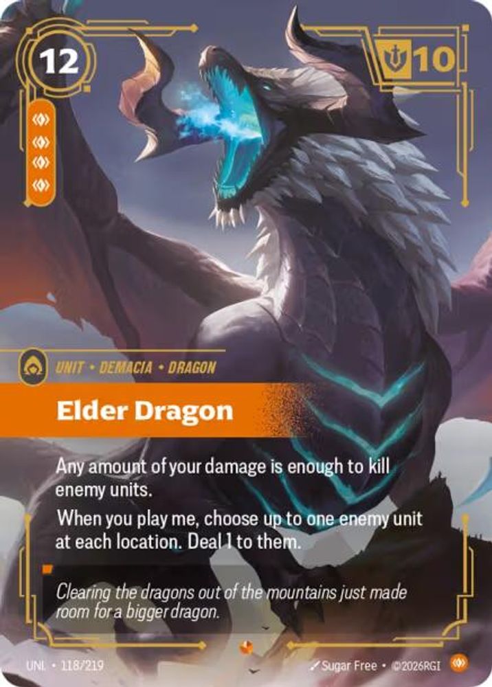 Elder Dragon 118/219 Epic Unleashed NM/M