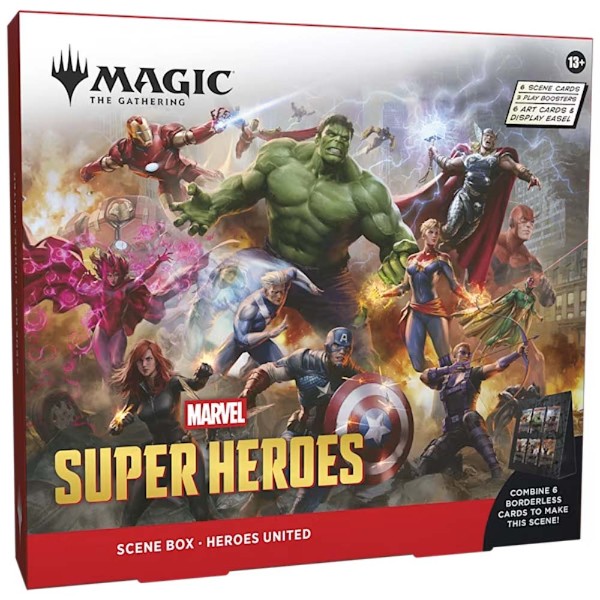 PREORDER: Magic: The Gathering | Marvel Super Heroes - Scene Box - Heroes United