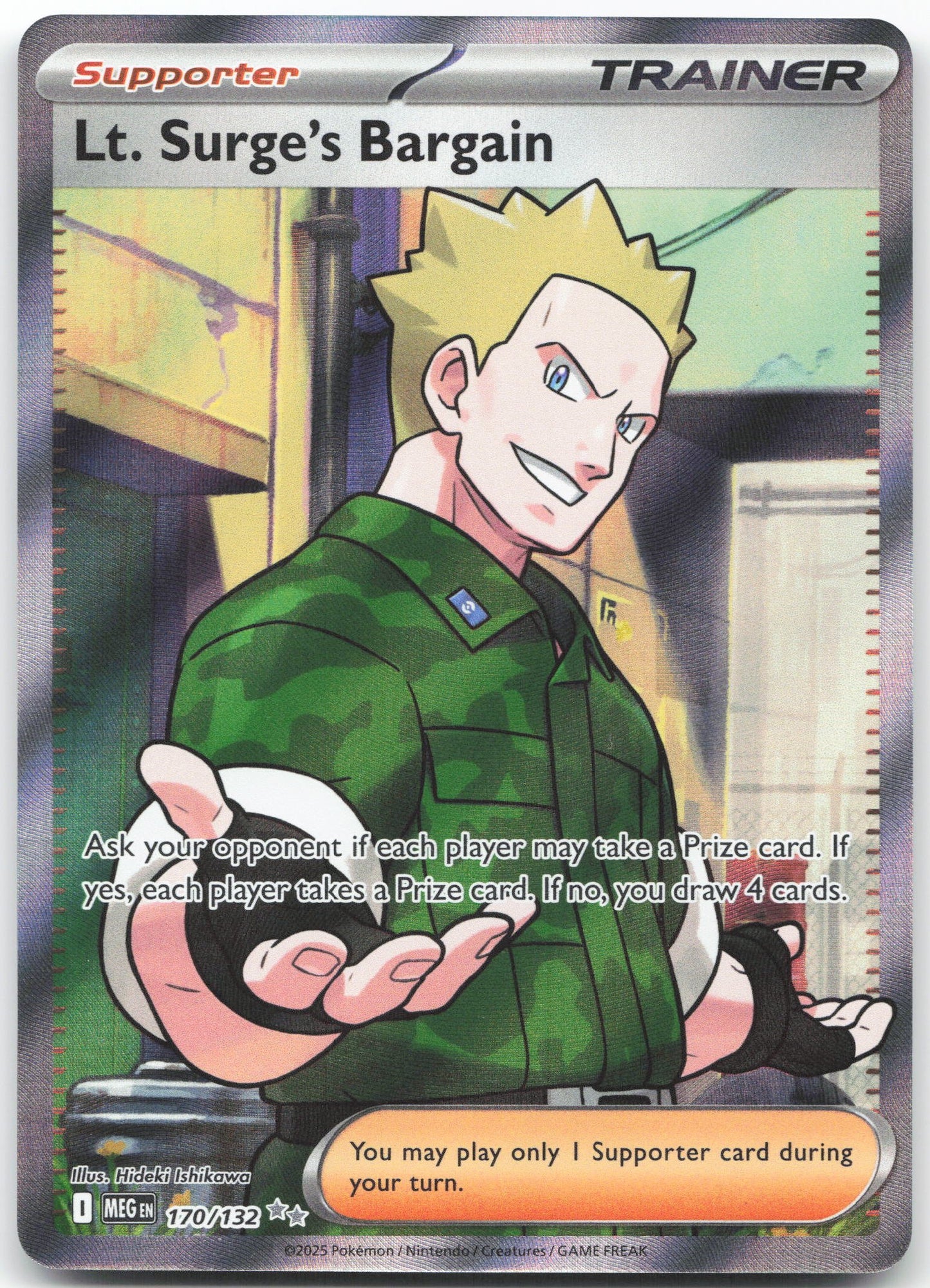 Lt. Surge's Bargain - Ultra Rare ME01: Mega Evolution 170/132 NM