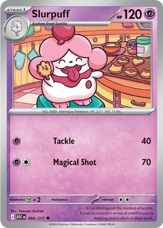 Slurpuff 094/217 Uncommon Ascended Heroes NM/M