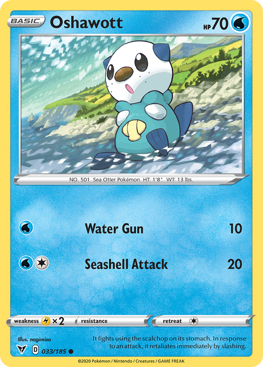 Oshawott 033/185 Common Vivid Voltage NM/LP