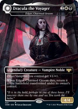 Dracula the Voyager - Edgar, Charmed Groom 341 Rare Innistrad: Crimson Vow NM/M