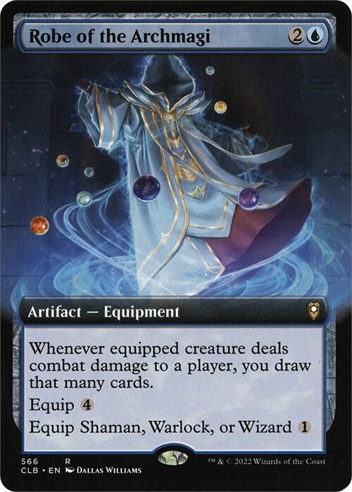 Robe of the Archmagi (Extended Art) 566 Commander Legends: Battle for Baldur's Gate Foil NM/M