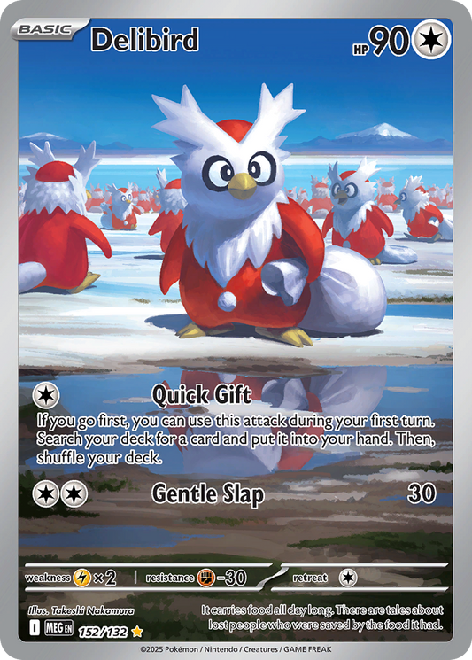 Delibird 152/132 Illustration Rare Mega Evolution NM/M
