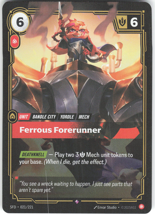 Ferrous Forerunner Rare Spiritforged 021/221 NM