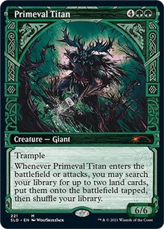 Primeval Titan (221) 221 Mythic Foil Secret Lair Drop Series NM/M