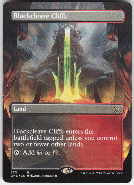 Blackcleave Cliffs (Borderless) R Phyrexia: All Will Be One 370 NM