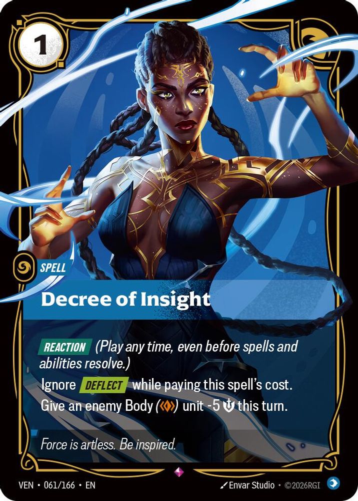 Decree of Insight 061/166 Rare Vendetta NM/M