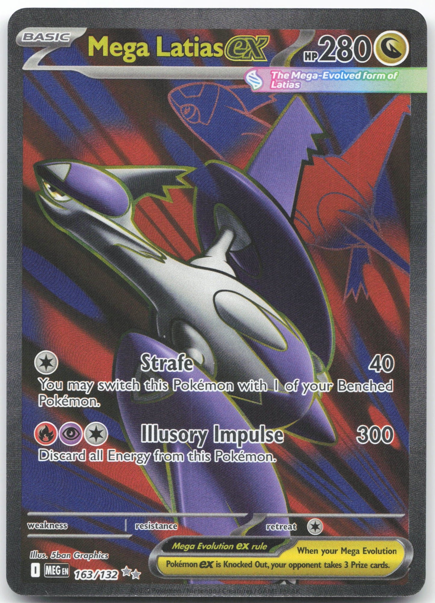 Mega Latias ex - Ultra Rare ME01: Mega Evolution 163/132 NM