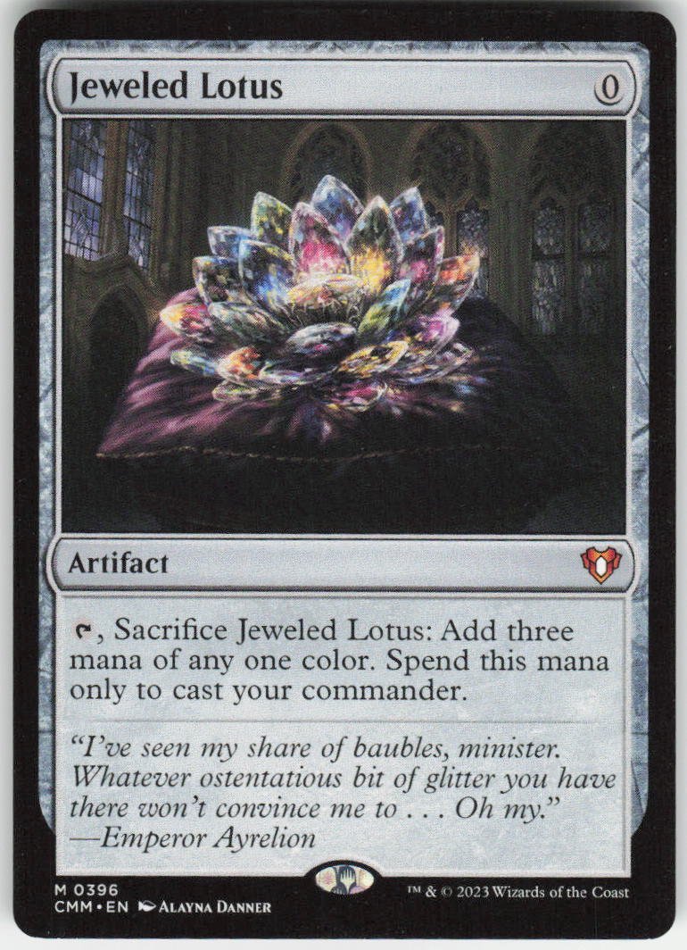 Jeweled Lotus M Commander Masters 396 NM