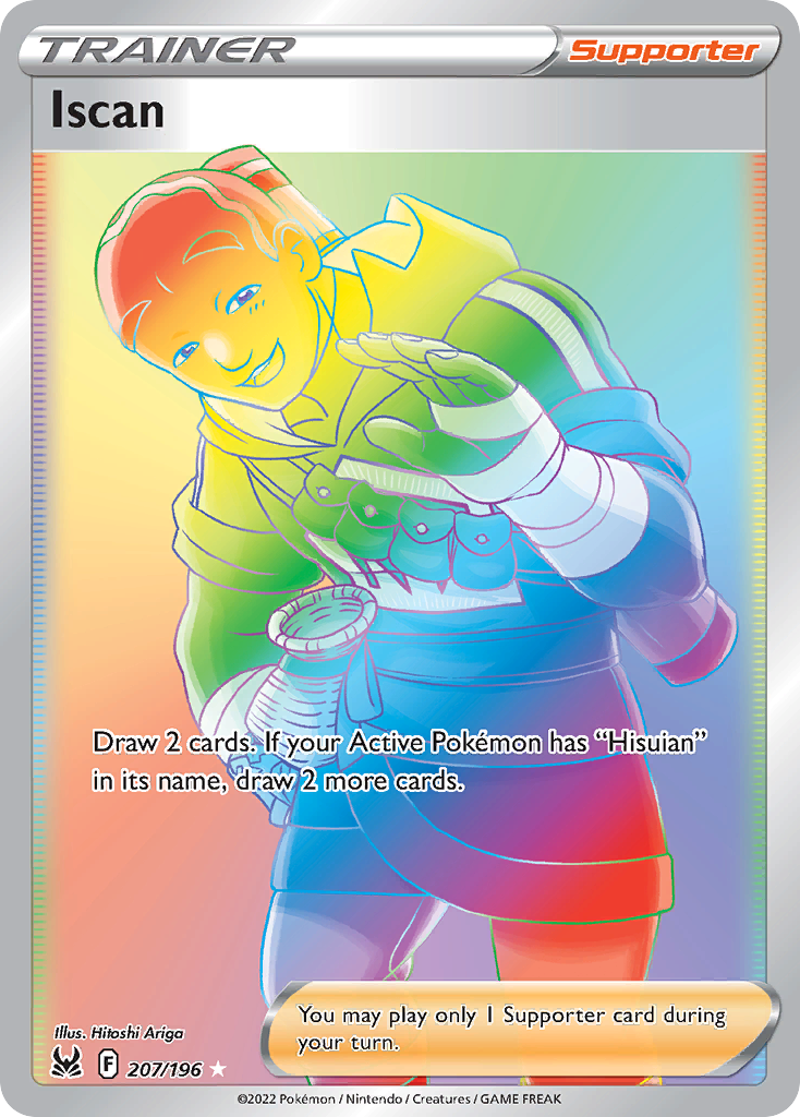 Iscan 207/196 Rainbow Rare Lost Origin NM/M
