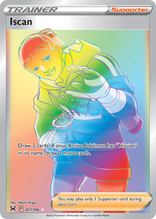 Iscan 207/196 Rainbow Rare Lost Origin NM/M