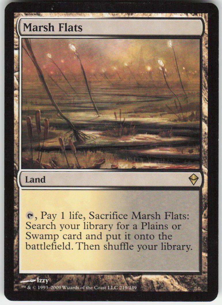 Marsh Flats R Zendikar 219 NM