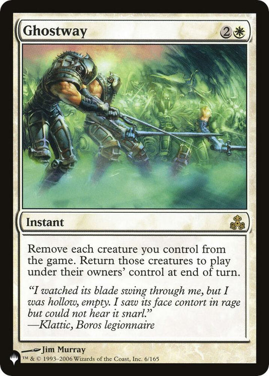 Ghostway 6/165 Rare The List Reprints NM/M