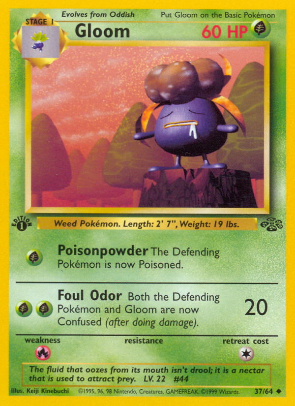 Gloom 37/64 Uncommon Jungle Unlimited NM/M