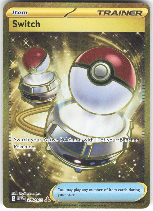 Switch (Secret) Secret Rare SM Base Set 160/149 NM