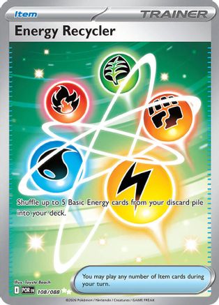 Energy Recycler 108/088 Ultra Rare Perfect Order NM/M