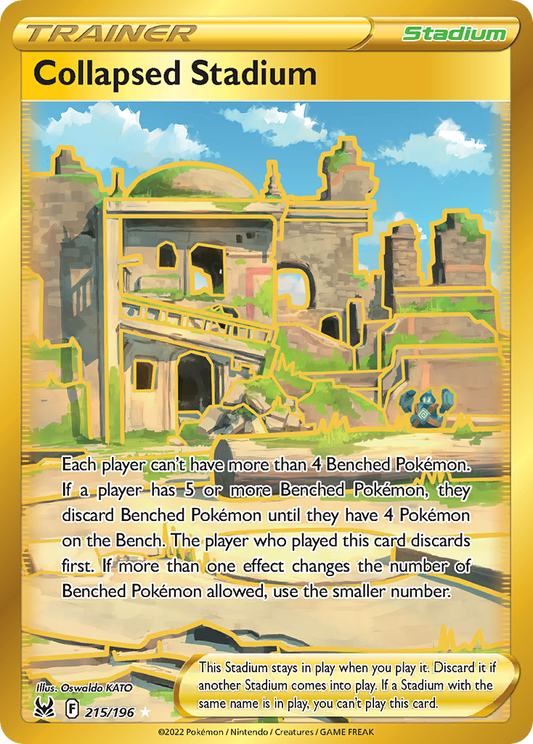 Collapsed Stadium 215/196 Secret Rare Lost Origin NM/M