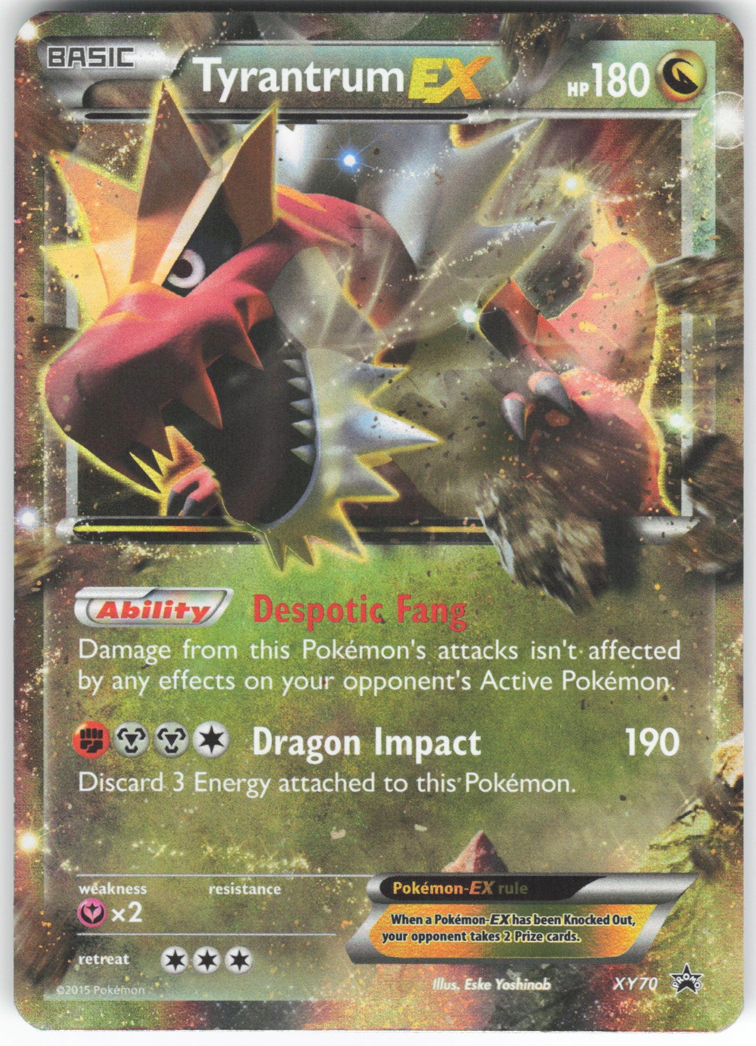 Tyrantrum EX Promo XY Promos XY70 NM